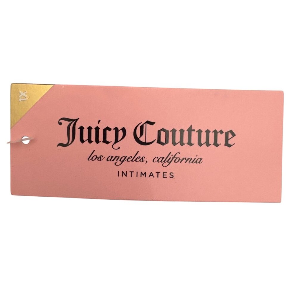 Juicy Couture Lace Thong Panty Coquette Set 3-Pack In Black Pink & Lavender  1X - Picture 9 of 9